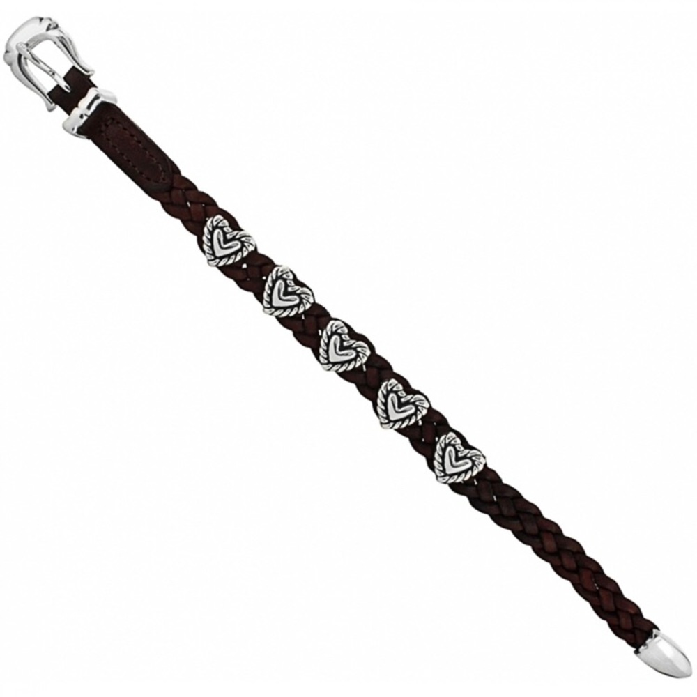 Brighton “Roped Heart Braid Bandit” Bracelet